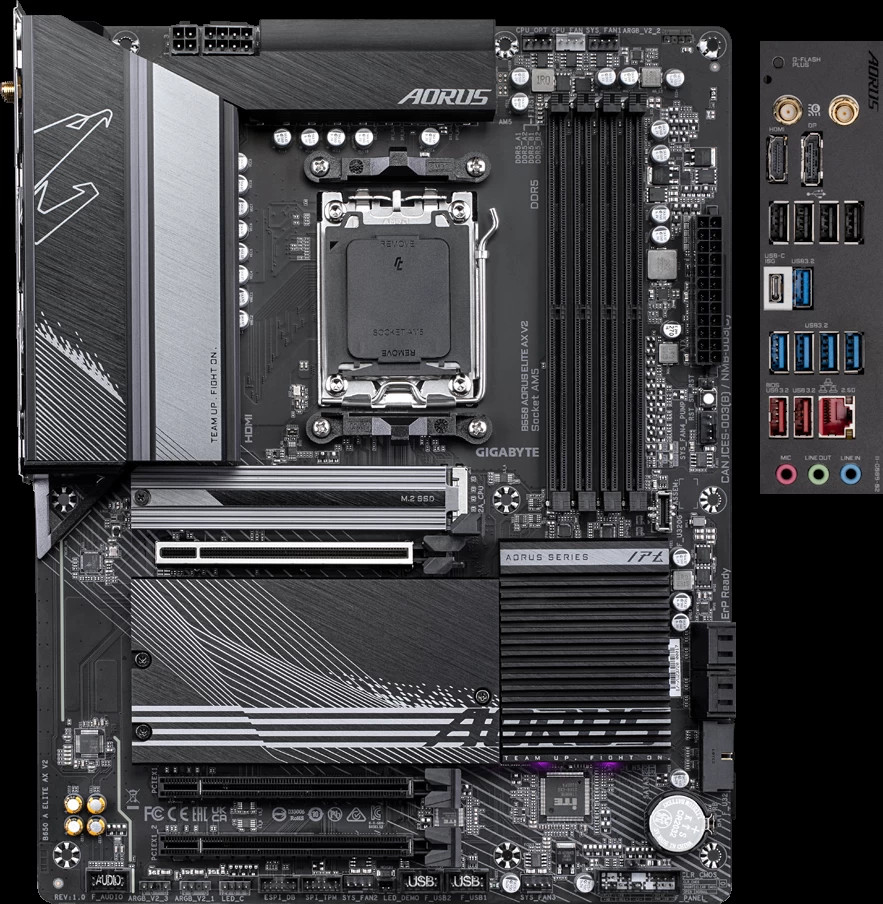 Материнська плата Gigabyte B650 AORUS ELITE AX V2