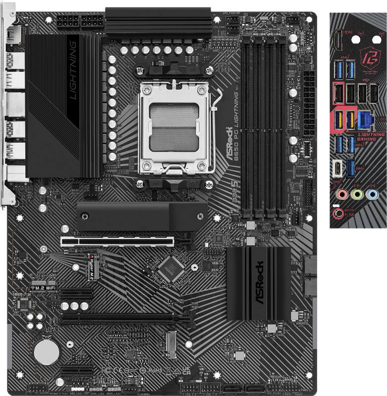 Материнская плата ASRock B650 PG Lightning