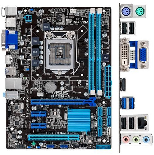 Материнська плата Asus B75M-A