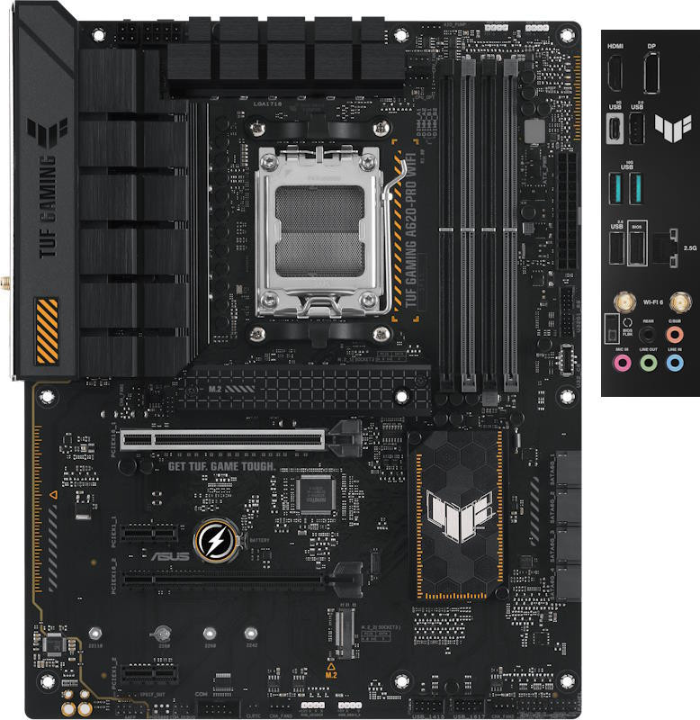 Материнська плата Asus TUF GAMING A620-PRO WIFI (90MB1FR0-M0EAY0)