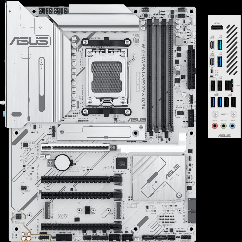 Материнська плата Asus X870 MAX GAMING WIFI7 W (90MB1LZ0-M0EAY0)