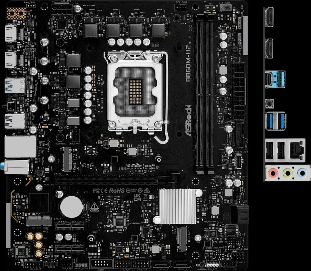 Материнская плата ASRock B860M-H2 (90-MXBS0-A0UAYZ)