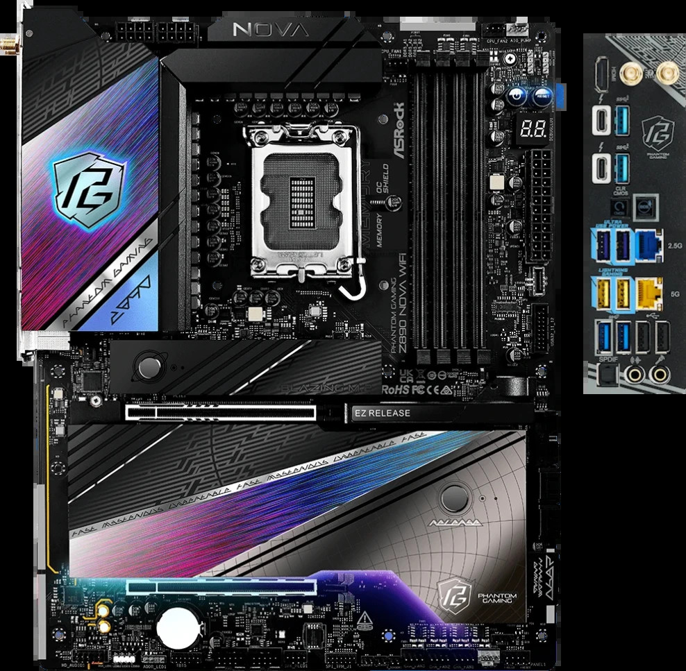 Материнская плата ASRock Z890 Nova WiFi (90-MXBPS0-A0UAYZ)