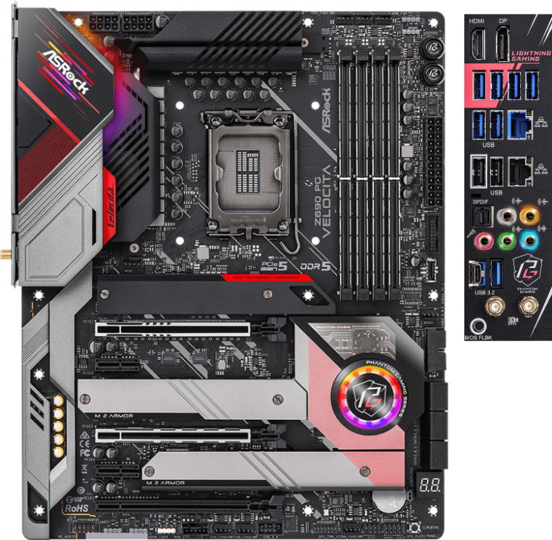 Материнская плата ASRock Z690 PG Velocita