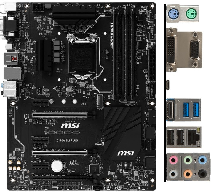 Материнская плата MSI Z170A SLI PLUS