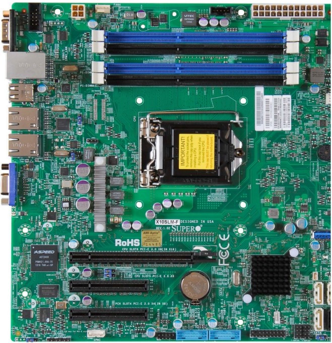 Материнская плата Supermicro X10SLM-F