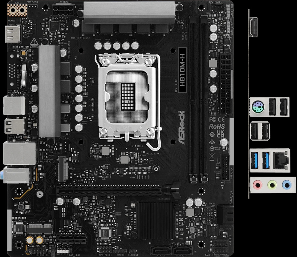 Материнская плата ASRock H810M-H