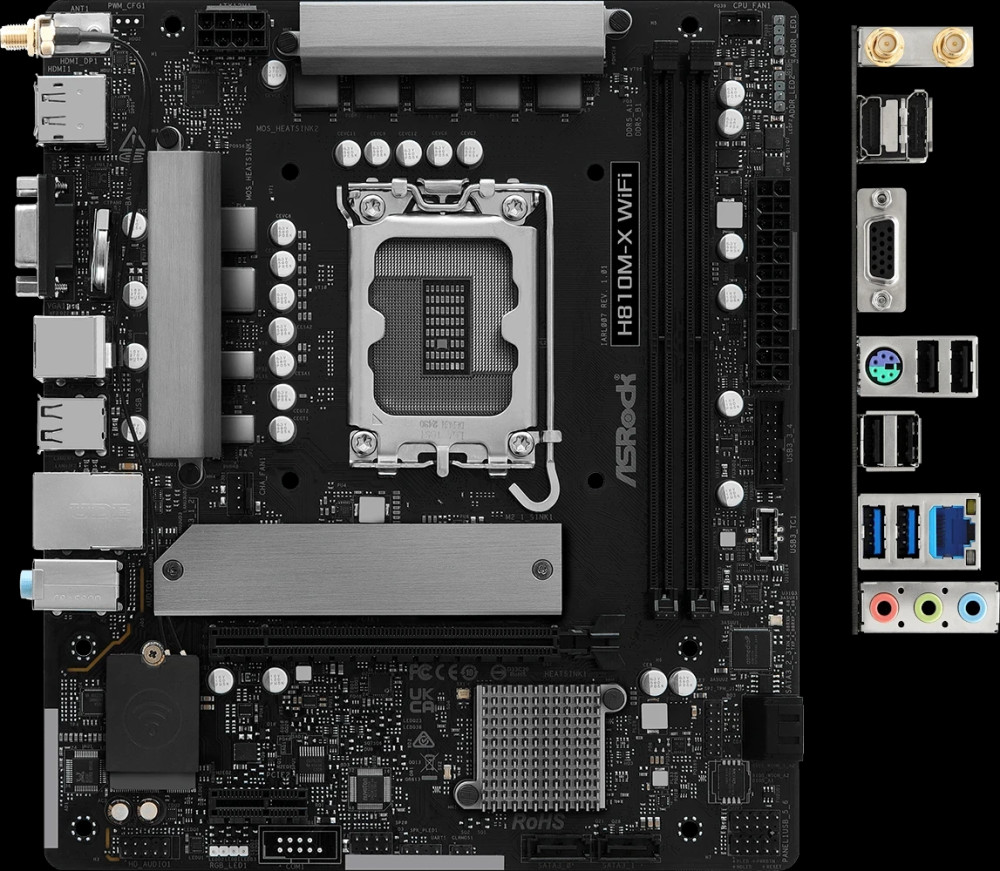 Материнская плата ASRock H810M-X WiFi