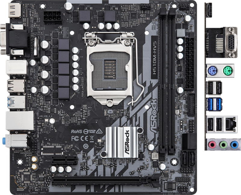 Материнская плата ASRock H510M-HVS R2.0