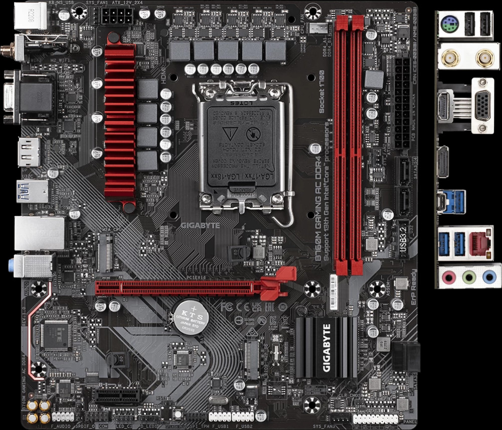 Материнская плата Gigabyte B760M GAMING AC DDR4