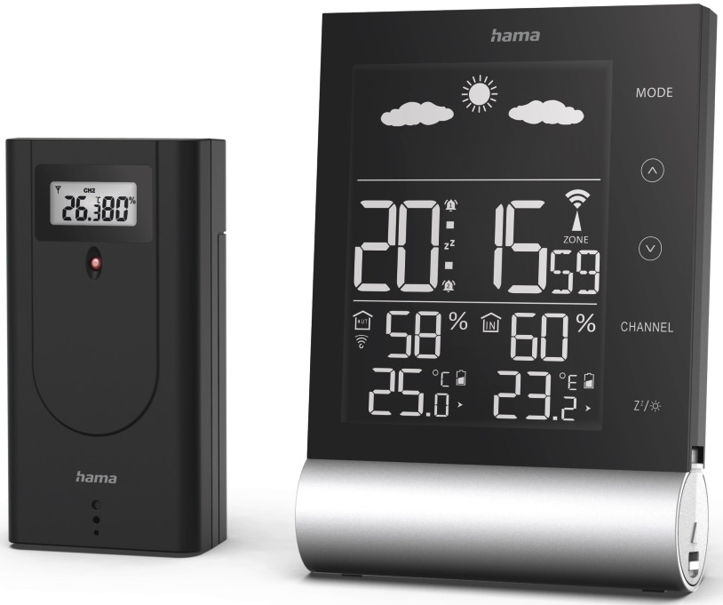 Метеостанція Hama Black Line