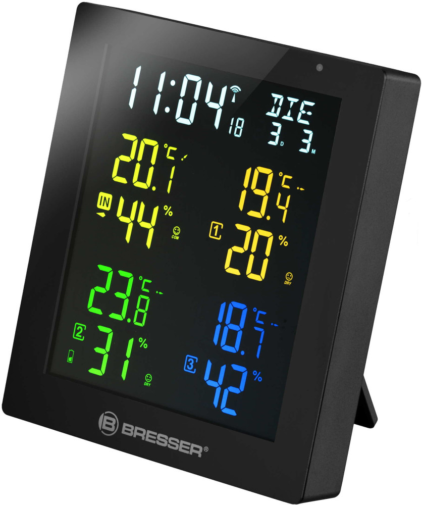 Метеостанція BRESSER ClimaTemp Hygro Quadro