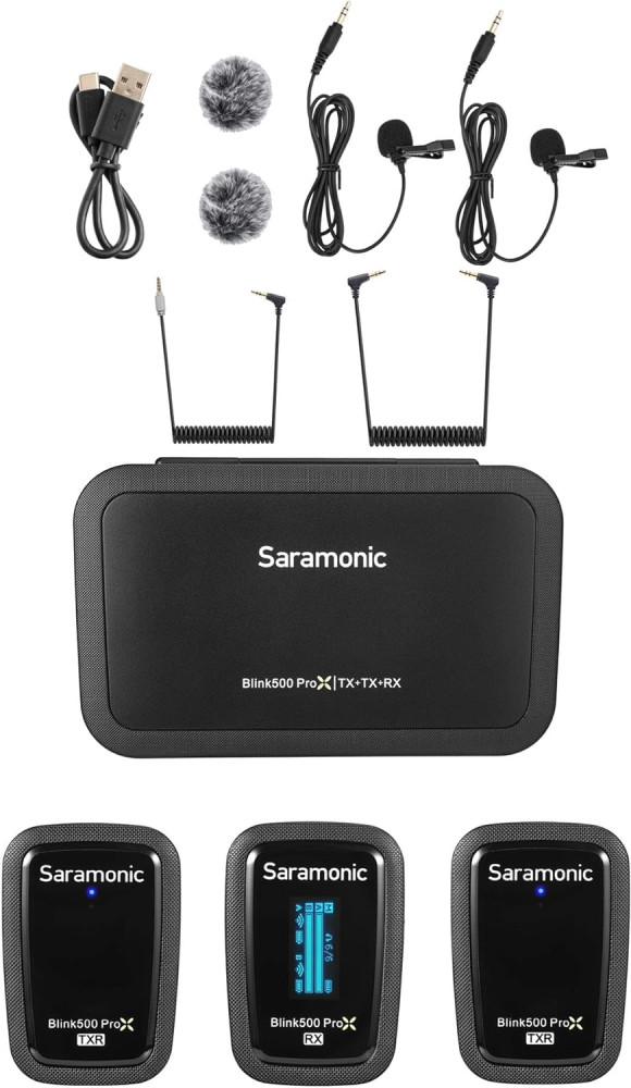 Радиосистема Saramonic Blink500 ProX B2R (2 mic 1 rec charging case)