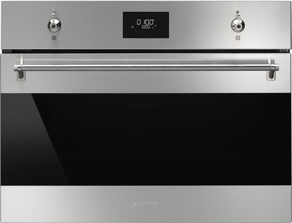 Встраиваемая микроволновая печь Smeg Classica SO4301M0X