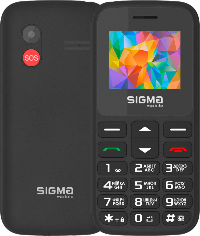 Кнопковий телефон Sigma mobile Comfort 50 HIT 2020