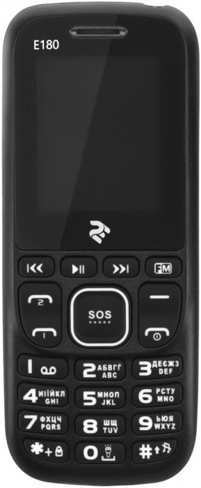 Кнопковий телефон 2E E180