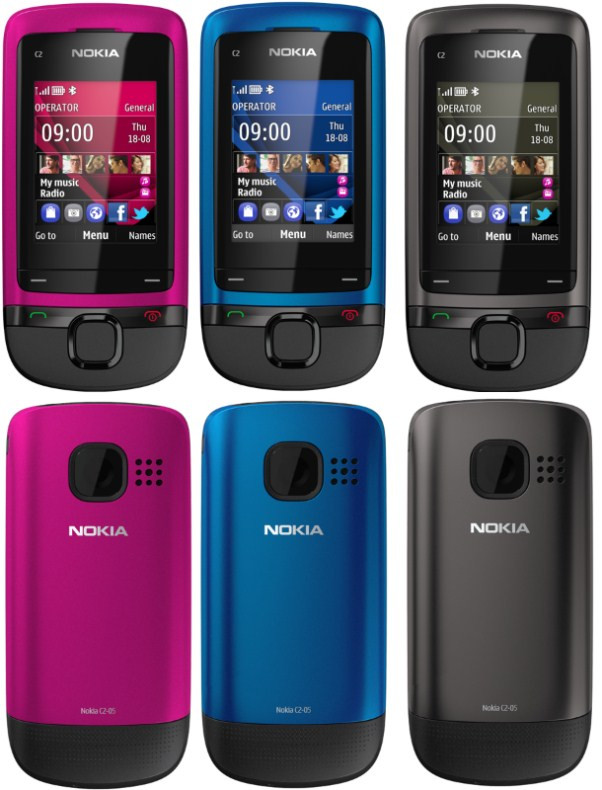 Кнопковий телефон Nokia C2-05