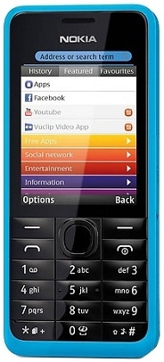 Кнопковий телефон Nokia 301 1 SIM