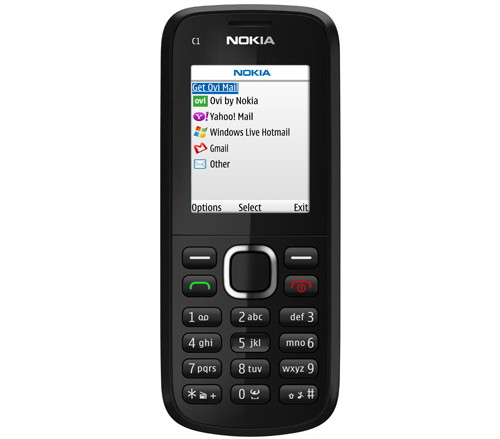 Кнопковий телефон Nokia C1-02