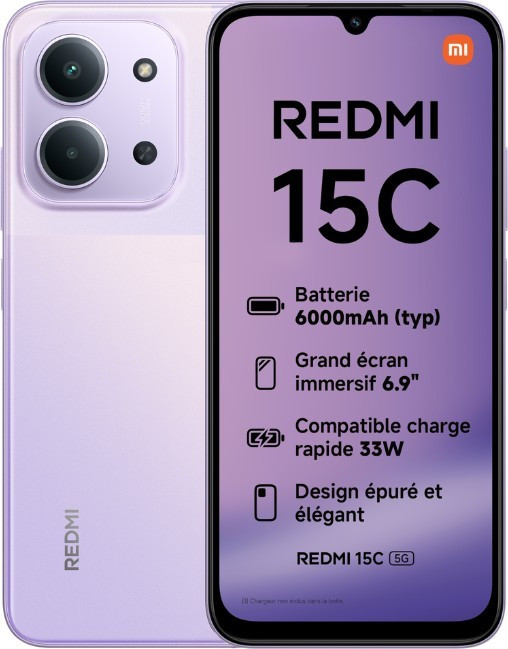 Смартфон Xiaomi Redmi 15C 128 ГБ / 6 ГБ