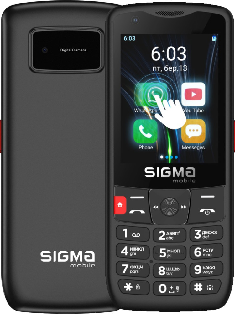 Кнопочный телефон Sigma mobile X-style S3501 16 ГБ