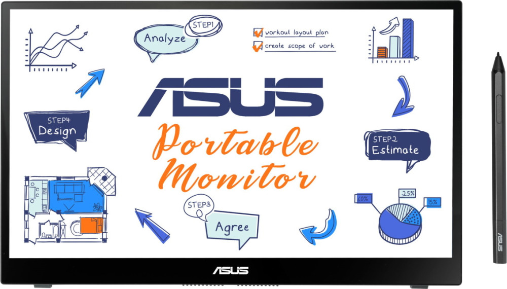 Монитор Asus ZenScreen MB14AHD