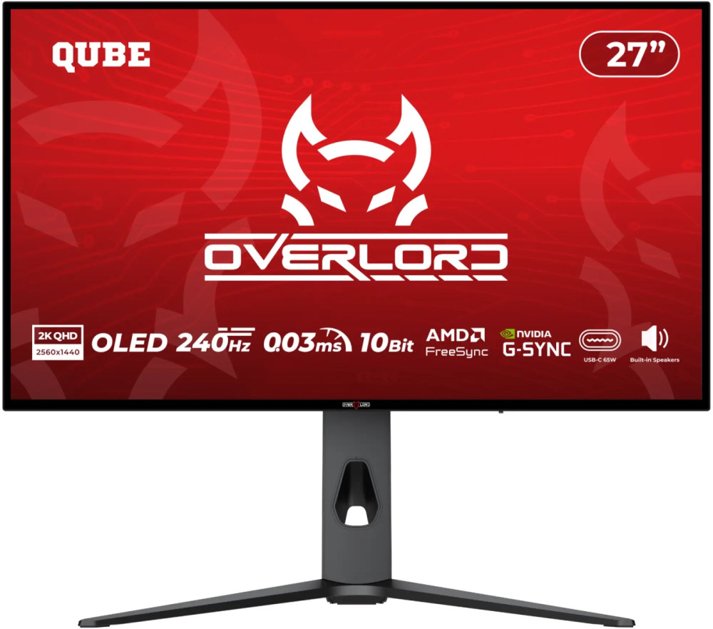 Монітор QUBE Overlord OLED OG27Q240HC