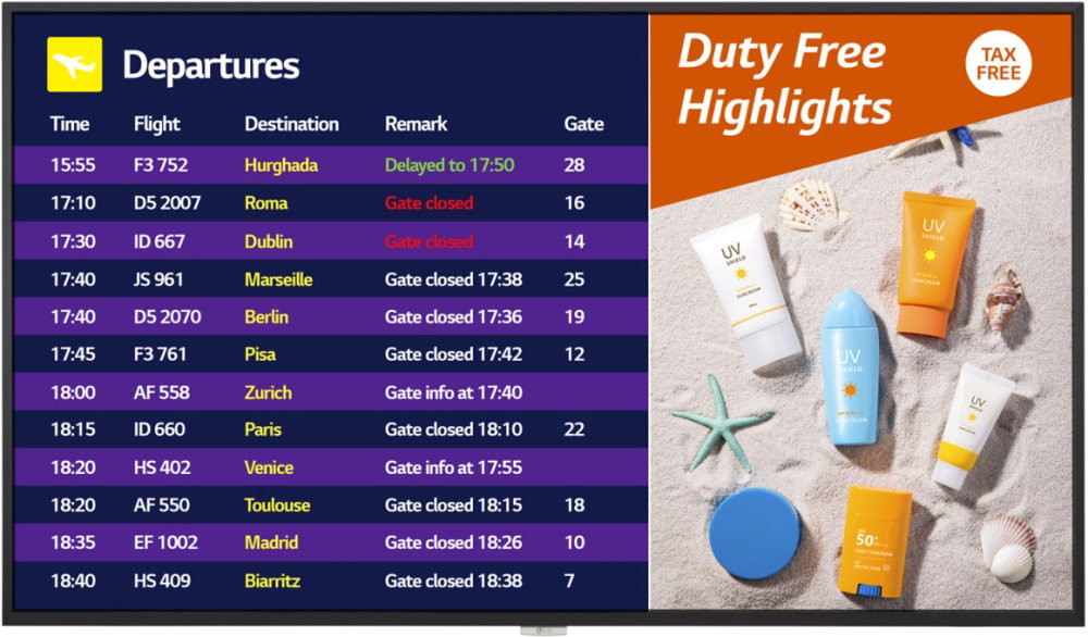 ЖК-панель LG 55UH7F