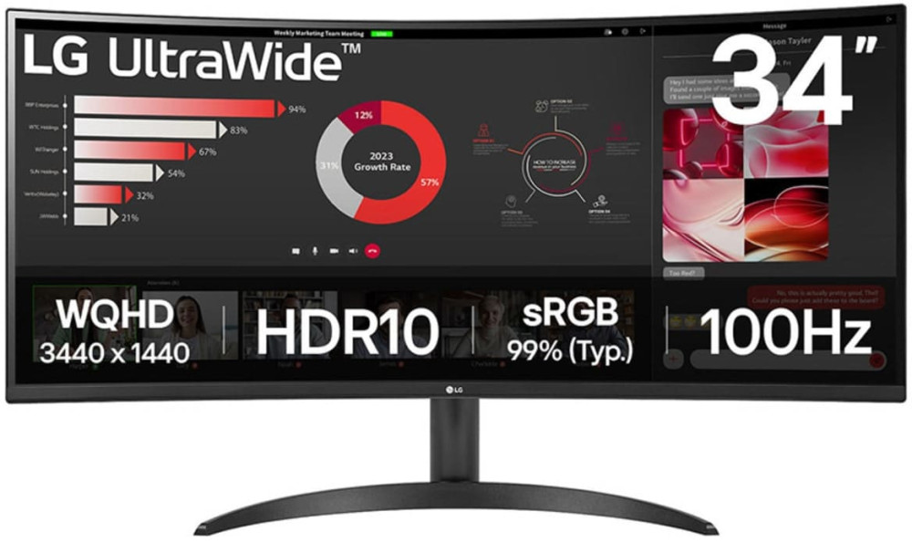 Монитор LG UltraWide 34WR50QK