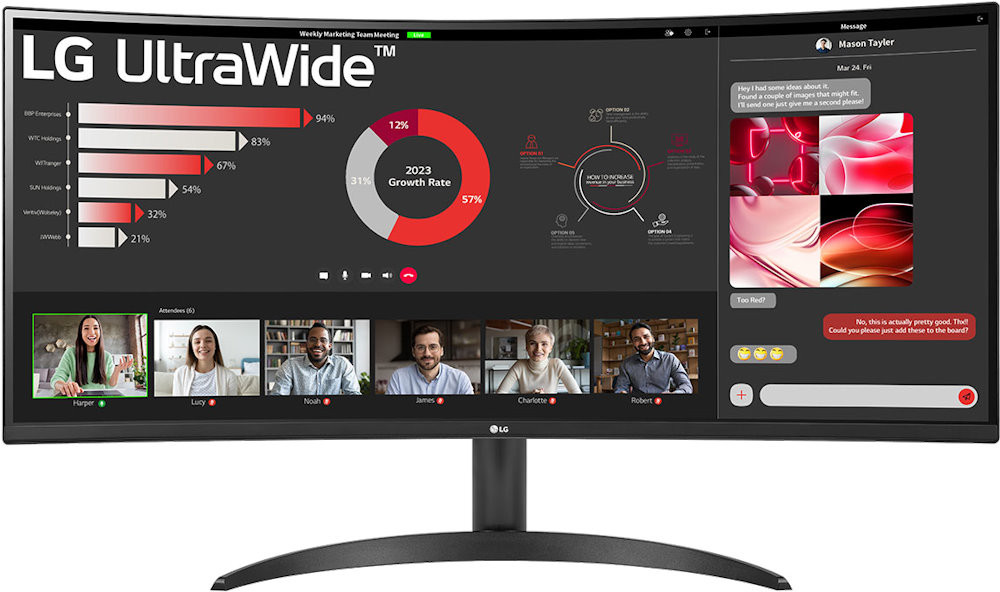 Монітор LG UltraWide 34WR50QC