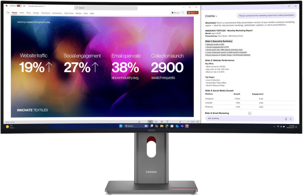 Монитор Lenovo ThinkVision P40WD-40
