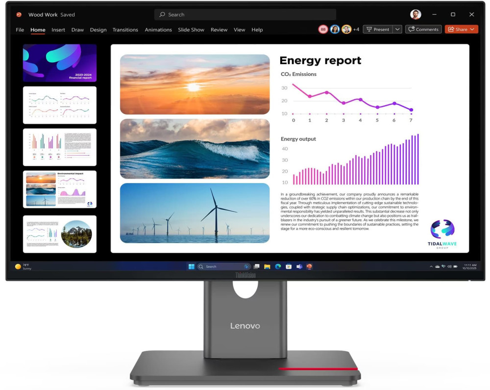 Монитор Lenovo ThinkVision P24Q-40