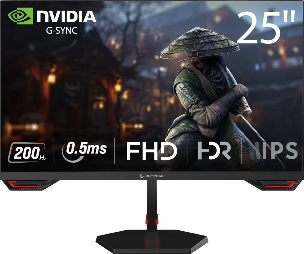 Ігровий монітор Rampage Crimson CR25R180