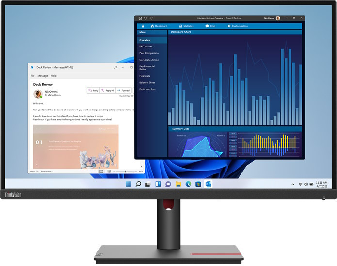 Монітор Lenovo ThinkVision T27p-30