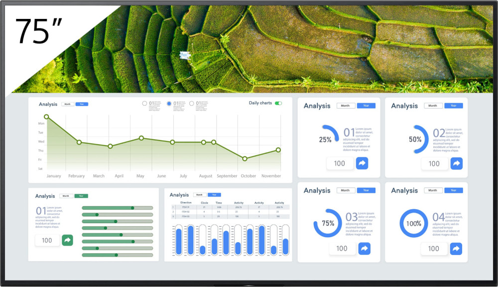 РК-панель Sony BRAVIA FW-75BZ30L