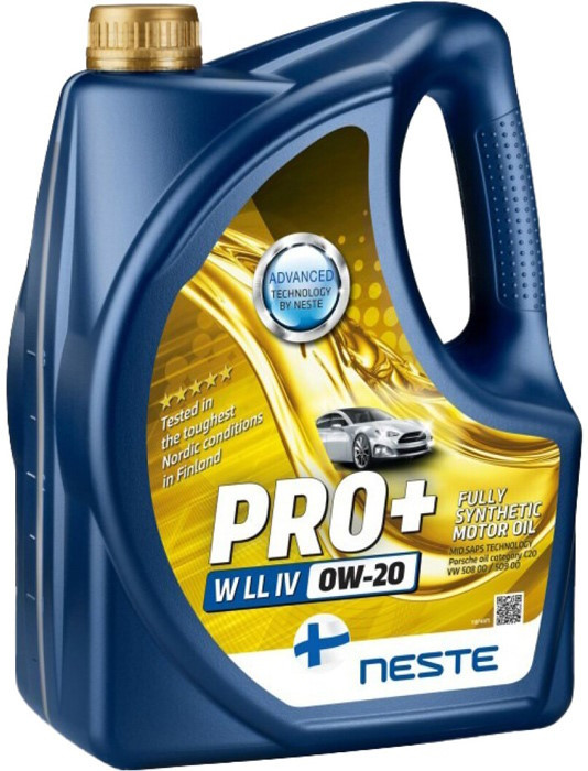 Моторне мастило Neste Pro Plus W LL-IV 0W-20