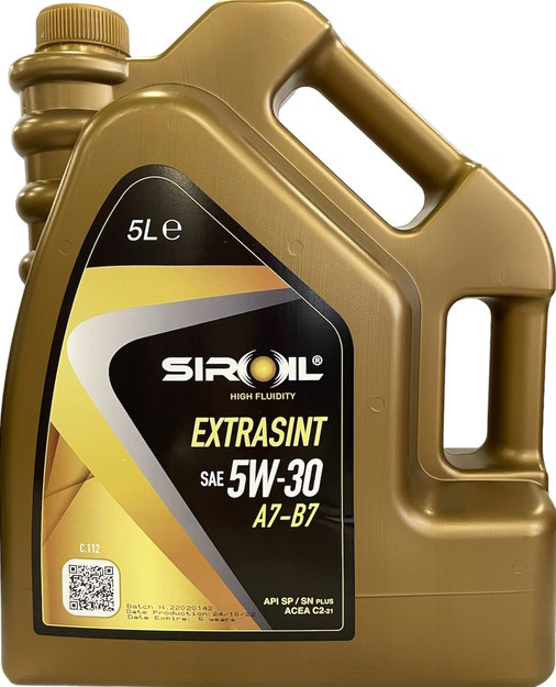 Моторное масло Siroil Extrasint 5W-30 A7-B7 5L
