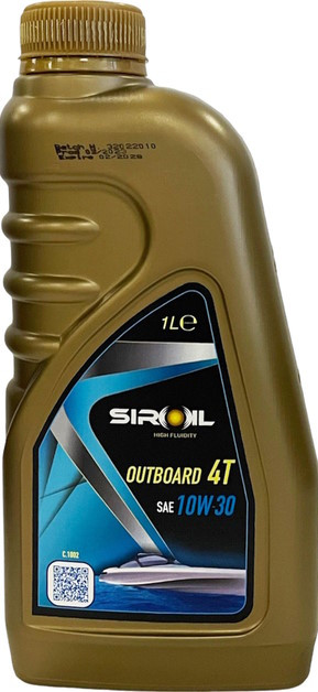 Моторное масло Siroil Outboard 4T 10W-30 1L