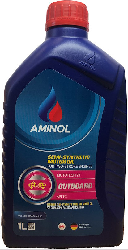 Моторное масло Aminol Mototech 2T Outboard Red 1L
