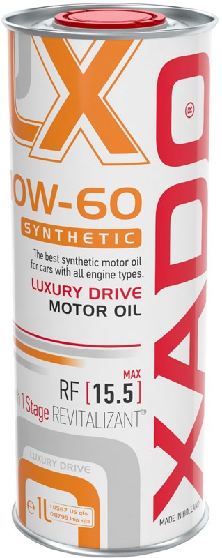 Моторне мастило XADO Luxury Drive 10W-60 Synthetic