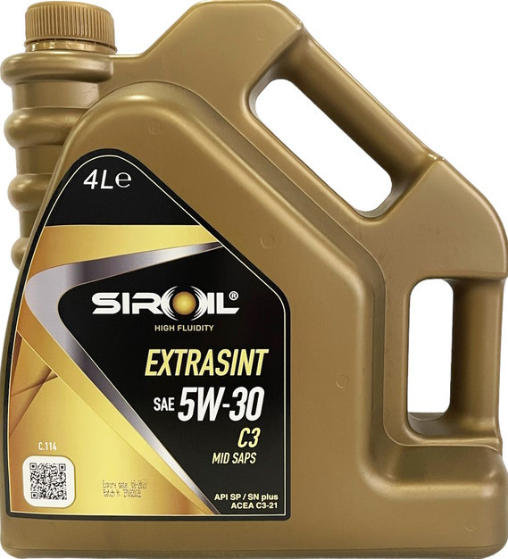 Моторное масло Siroil Extrasint 5W-30 C3 Mid Saps 4L