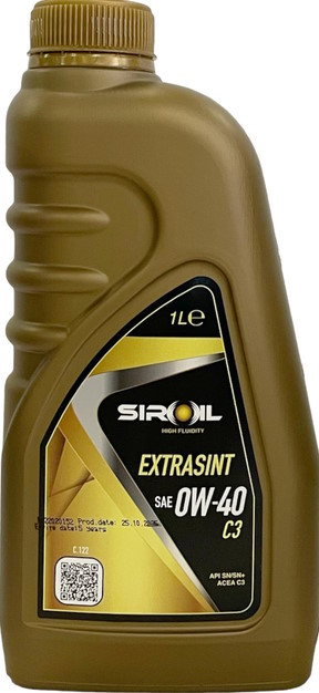 Моторное масло Siroil Extrasint 0W-40 C3