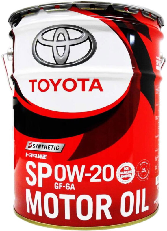 Моторне мастило Toyota Motor Oil 0W-20 SP/GF-6A Synthetic