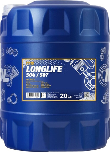 Моторное масло Mannol Longlife 504/507
