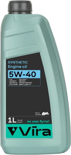 Моторне мастило VIRA Synthetic 5W-40