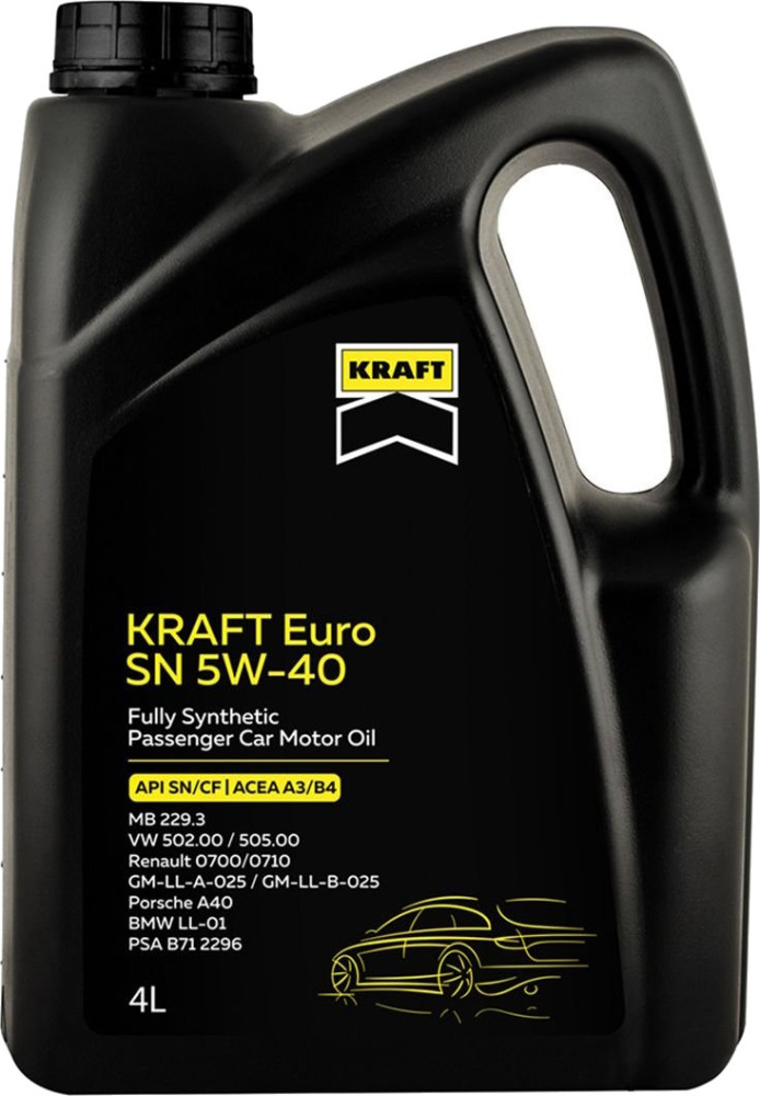 Моторне мастило Kraft Euro SN 5W-40