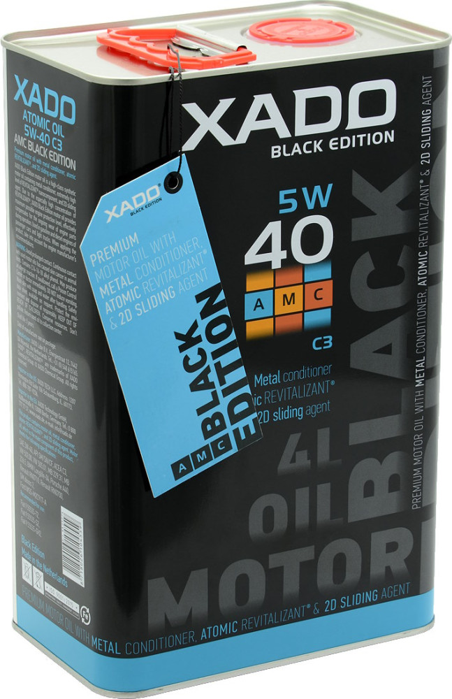 Моторне мастило XADO Atomic Oil 5W-40 C3 AMC Black Edition