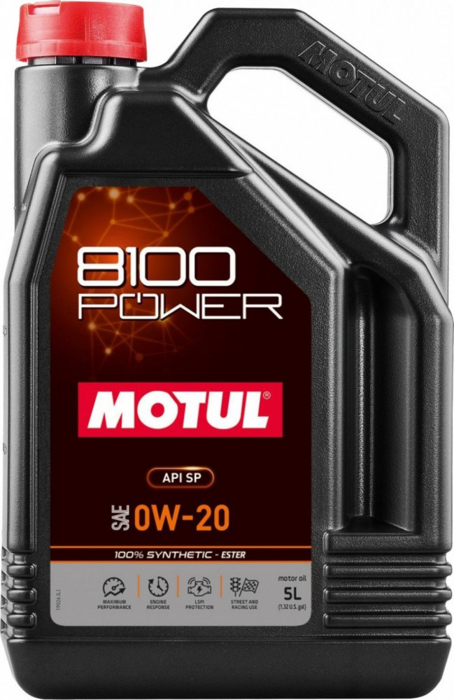 Моторное масло Motul 8100 Power 0W-20