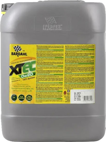 Моторное масло Bardahl XTEC 0W-20 V