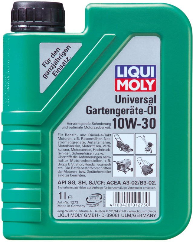 Моторне мастило Liqui Moly Universal 4-Takt Gartengerate-Oil 10W-30 1L